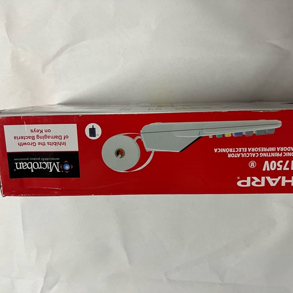 NEW! SHARP Calculator w/receipt tape. - Picture 5 of 6